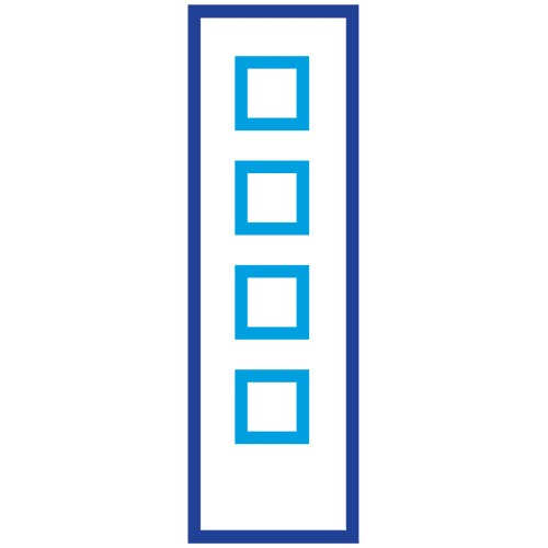 6-Way Test Strips - Blue